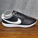 Nike Shoes | Nike Cortez G Golf Shoes Women's 9.5 Black Leather Lace Up Spikeless Sneakers | Color: Black/White | Size: 9.5