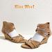 Nine West Shoes | Nine West Tan Cage Wedge Sandal Woman’s 9.5 | Color: Tan | Size: 9.5