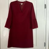 J. Crew Dresses | J Crew Red Sheath Dress, Size 0 | Color: Red | Size: 0