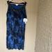 Michael Kors Dresses | Michael Kors Sleeveless Tie Dye Dress | Color: Black/Blue | Size: 2x