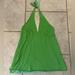 J. Crew Tops | Jcrew Tie Back Halter Top | Color: Green | Size: L