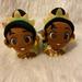 Disney Shoes | Disney Tiana The Princess And The Frog Slippers Girls Size 7-8 Slip On Shoes | Color: Green/Yellow | Size: 7bb