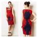 Anthropologie Dresses | Anthropologie Pankaj & Nidhi Spicetree Dress Women's Size 0 Unique! | Color: Blue/Red | Size: 0