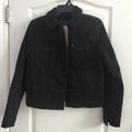 Levi's Jackets & Coats | Levi’s Black Faux Fur Lined Jean Jacket Size Medium | Color: Black | Size: M