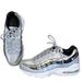 Nike Shoes | Nike Air Max 95 Se Gs Metallic Platinum/Metallic Red Bronze Size 7y Womens 8.5 | Color: Gray/White | Size: 8.5