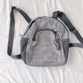 Adidas Bags | Adidas Linear Mini Backpack | Color: Gold/Gray | Size: Os