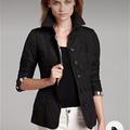 Burberry Jackets & Coats | Burberry Authentic Brit Black Quilted Jacket | Color: Black | Size: S
