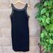Ralph Lauren Dresses | Euc Ralph Lauren Beaded Sheath Shift Midi Dress Black Size 14 Sleeveless | Color: Black | Size: 14