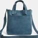 Madewell Bags | Madewell Mini Small Transport Tote Crossbody Leather Blue | Color: Blue | Size: Os