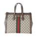 Gucci Bags | Gucci Beige Gg Canvas Ophidia Medium Top Handle Bag | Color: Brown | Size: Os