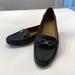 Coach Shoes | Coach Fortunata Black Leather Driving Loafers Slip-On Shoes Size 8 B | Color: Black/Silver | Size: 8