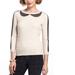 Anthropologie Sweaters | Charlie & Robin Peter Pan Pretender Sweater | Color: Cream/Gold | Size: M