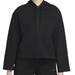 Nike Tops | New Nike Wide Sleeve Full Zip Hoodie Women's Size Large | Color: Black | Size: L