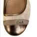 Coach Shoes | Coach Cecile Beige Monogram Canvas Bronze Patent Leather Cap Toe Ballet Flats | Color: Brown/Tan | Size: 7.5