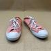 Converse Shoes | Converse All Star Peachy-Pink Slip On Mule Tie Sneakers | Color: Orange/Pink | Size: 6