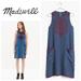 Madewell Dresses | - Madewell Silk Embroidered Tunic Dress | Color: Blue/Red | Size: S