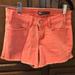 Levi's Shorts | Levi's Faded Coral Color Fringed Shorts Size 4 | Color: Orange/Pink | Size: 4