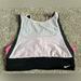 Nike Intimates & Sleepwear | Nike Hot Pink Black White Sports Bra Sz Large | Color: Pink/White | Size: L
