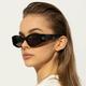 Gucci Accessories | New Gucci Gg1401s 001 Black Grey Women Cat Eye Sunglasses Gg 1401s | Color: Black/Gray | Size: 53x19x130