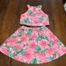 Lilly Pulitzer Dresses | Lilly Pulitzer Two Piece Skirt And Top Size 12! Great Condition! | Color: Green/Pink | Size: 12g