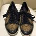 Coach Shoes | Coach Lace Up Brodi Sneakers Brown/Blue Women Size 9 1/2 B | Color: Blue/Brown | Size: 9.5