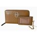 Tory Burch Bags | New Tory Burch Britten Zip Continental Leather Wallet With Card Holder Tiramisu | Color: Brown | Size: Os