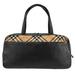 Burberry Bags | Auth Burberry Nova Check Hand Bag Nylon Leather Black A3646s602 | Color: Black | Size: Os