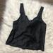 Victoria's Secret Tops | Nwot Victoria’s Secret Silky Tie Back Flowy Tank Size Small | Color: Black | Size: S