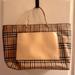 Burberry Bags | Euc Burberry Beige Nova Check Canvas Pocket Tote Bag Purse | Color: Tan | Size: Os