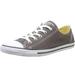 Converse Shoes | Converse Charcoal Gray Ox Chuck Taylor All Star Low Top Dainty Sneakers | Color: Gray/White | Size: 8