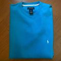 Polo By Ralph Lauren Shirts | Blue Waffle Knit Polo By Ralph Lauren Shirt | Color: Blue | Size: M