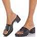Gucci Shoes | Nib Gucci Womens Platform Black Heel Slide Sandals Black 39 9 W Dust Bag | Color: Black | Size: 9