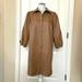 Anthropologie Jackets & Coats | Anthropologie Avec Les Filles Faux Leather Coat Jacket Size: S Honey/Miel Pleate | Color: Tan | Size: S