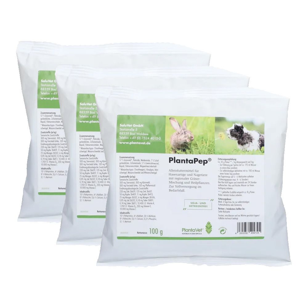 PlantaPep 3er-Pack 3x100 g Pulver
