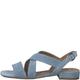 Tamaris Damen Sandaletten, Frauen Sandalen,offene Schuhe,Sommersandalen,bequem,flach,Sommerschuhe,Freizeitschuhe,Light Blue,38 EU