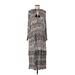 Anthropologie Casual Dress - Midi: Gray Dresses - Women's Size Large