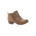 Lucky Brand Ankle Boots: Tan Solid Shoes - Women's Size 7 1/2 - Round Toe