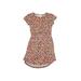 Lularoe Dress - A-Line: Orange Leopard Print Skirts & Dresses - Kids Girl's Size 8