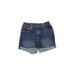 Gap Kids Denim Shorts: Blue Print Bottoms - Size 12 - Dark Wash