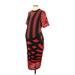 ASOS Maternity Casual Dress - Midi: Red Graphic Dresses - Women's Size 4