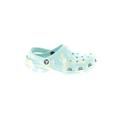 Crocs Mule/Clog: Slip On Platform Casual Green Shoes - Women's Size 6 - Round Toe