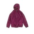 Lands' End Denim Jacket: Purple Solid Jackets & Outerwear - Kids Girl's Size 10