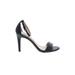 Aldo Heels: Black Solid Shoes - Women's Size 7 - Open Toe