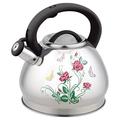 Stove Top Whistling Tea Kettle, Tea Kettle Whistling Kettle 3L Stainless Steel Tea Kettle Whistling Teapot Hot Water Boiler Heating Color Changing Kettle Tea Pot (Color :