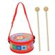 FAVOMOTO 5 Sets Hand Drum Musical Instruments Children’s Toys Childrens Toys Wooden Toys Musical Instrument Supply Musical Instrument Toys Educational Drums Gift Red