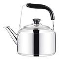 Stove Top Whistling Tea Kettle, Tea Kettle Stovetop Kettles Stainless Steel Whistling Kettle Stovetop Whistling Tea Pot with Ergonomic Handle Tea Kettle Tea Pot (Color : (Color (Color : OneColor, Si