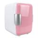 AQQWWER Mini Fridges Portable Mini Refrigerator Car Refrigerator Cool Automatic Compressor Freezer (Color : Pink)