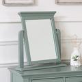 The Furniture Outlet Banbury Sage Green Painted Vanity Mirror