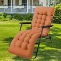 KYMMPL Classic Design Sunlounger Cushion Only Portable Rocking Chair Cushions Simple Anti-slip Bench Cushions for Outdoor Furniture Soft Deck Chair Cushion (Light Coffee,170 * 50)