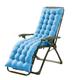 BangDon Thicken Garden Chair Cushion Sun Lounger Cushion Only Soft Lounge Chair Cushions with Anti-Slip Ties Seat Cover Pads for Garden Patio Chairs Tatami (Sky blue,180 * 40)